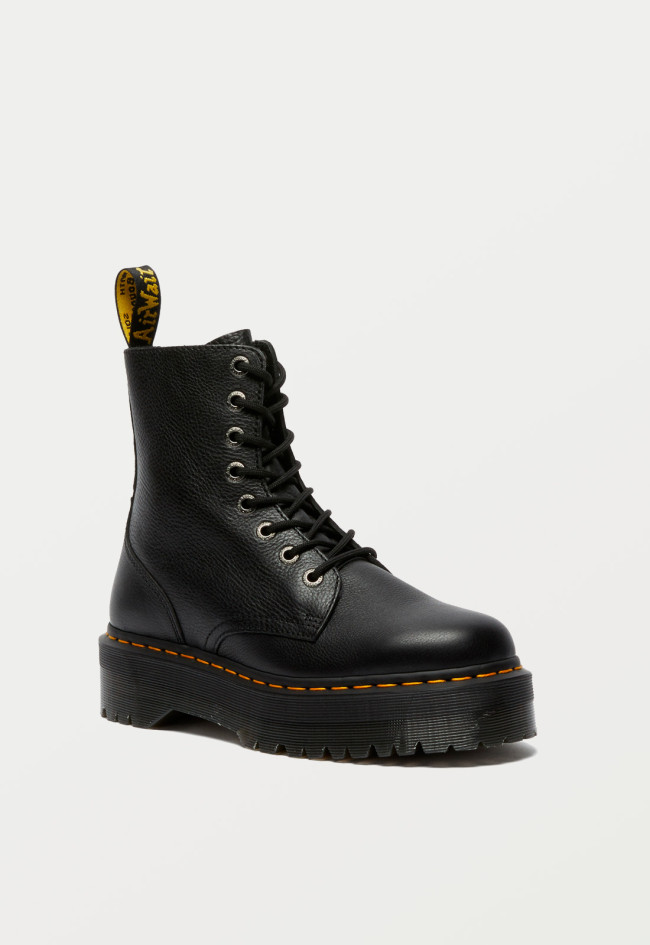 Botín militar de mujer negro Dr Martens jadon iii