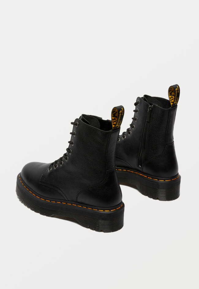 Botín militar de mujer negro Dr Martens jadon iii