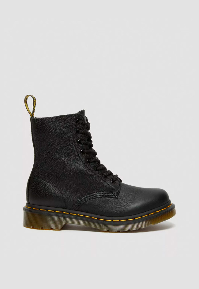 Botín militar de mujer negro Dr Martens 1460 pascal