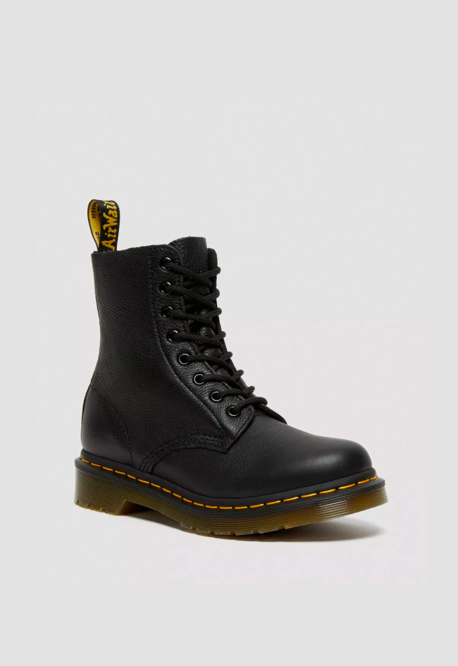 Botín militar de mujer negro Dr Martens 1460 pascal