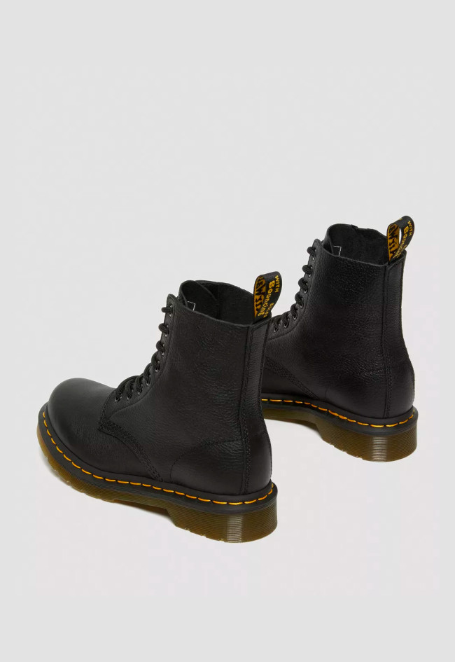 Botín militar de mujer negro Dr Martens 1460 pascal