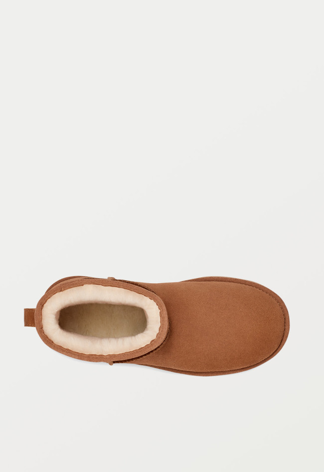 Botín australiano de mujer cuero UGG classic mini platform