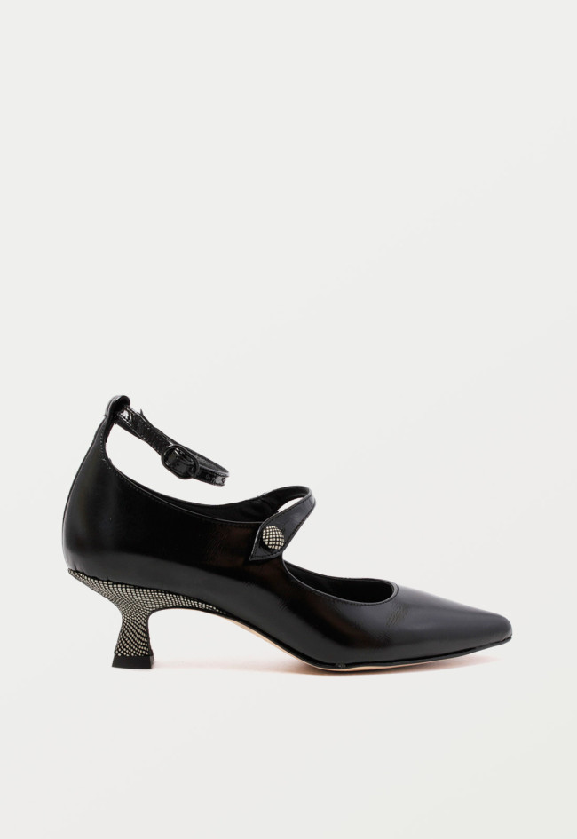 Zapato trendy de mujer negro Glo mece t4