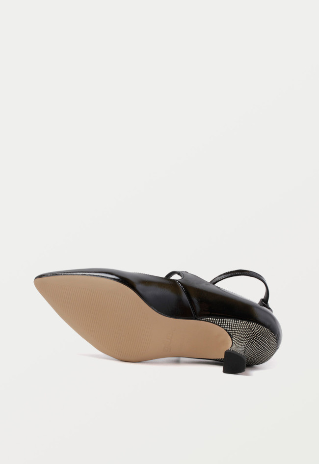 Zapato trendy de mujer negro Glo mece t4