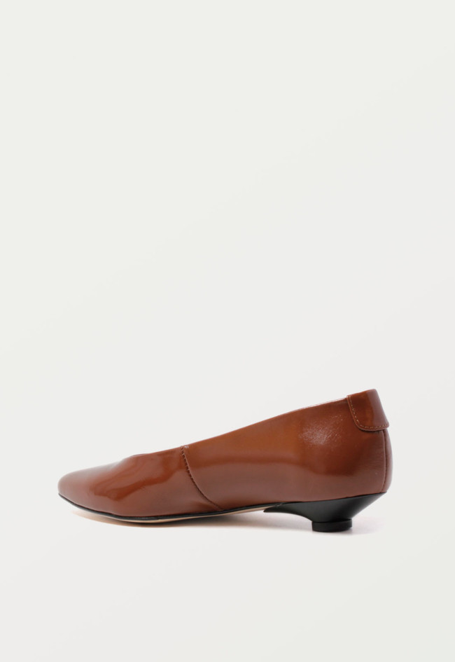Zapato bailarina de mujer cuero Glo salon t2