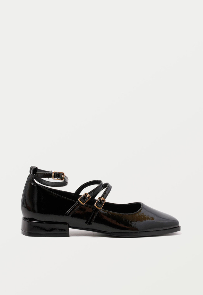 Zapato merceditas de mujer negro Top 3 24680