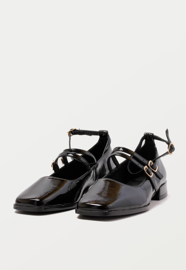 Zapato merceditas de mujer negro Top 3 24680