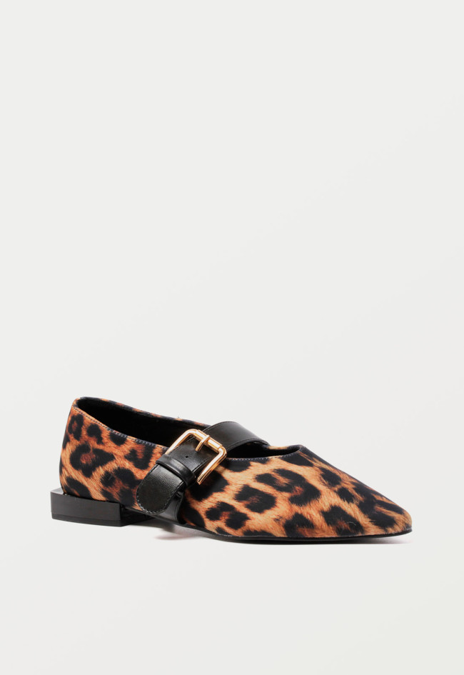 Zapato bailarina estampado animal de mujer leopardo Top 3 24887