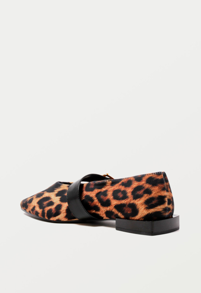 Zapato bailarina estampado animal de mujer leopardo Top 3 24887