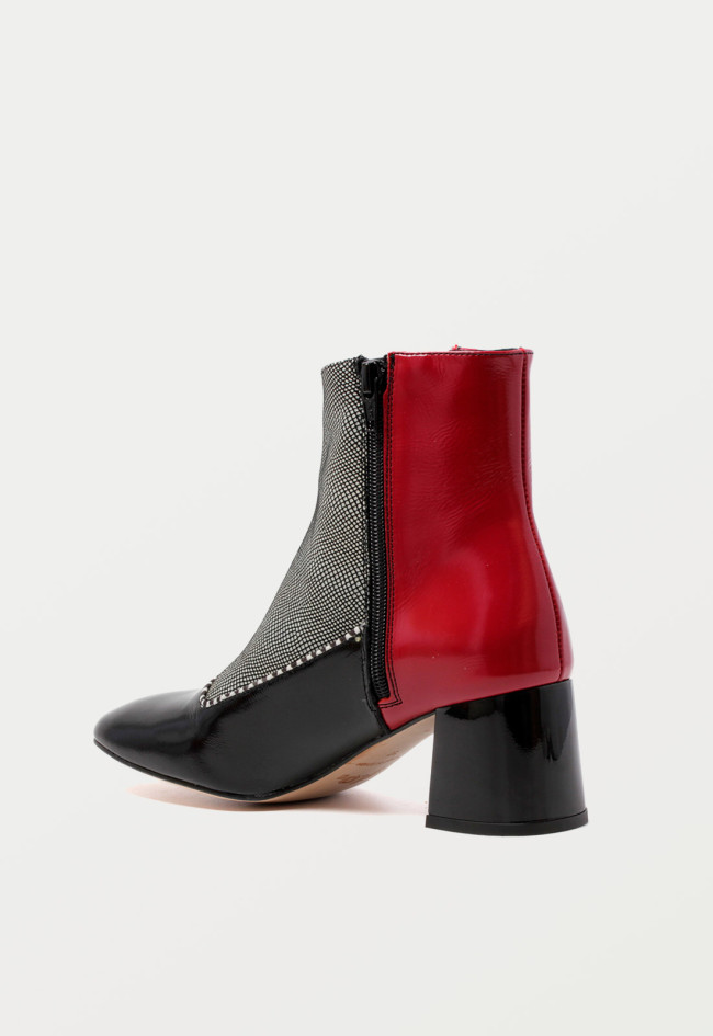 Botín trendy retro de mujer multicolor Glo cala