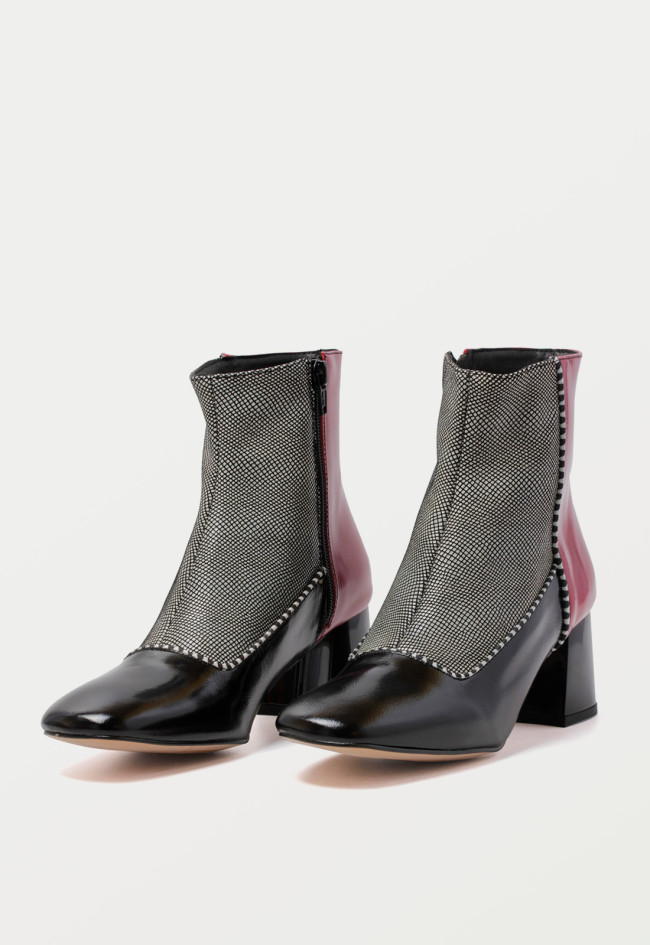 Botín trendy retro de mujer multicolor Glo cala