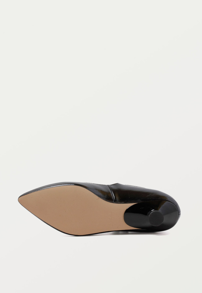 Zapato bailarina de mujer negro Glo mece t2