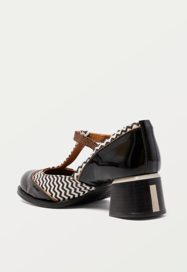 Zapato mary jane de mujer negro Nemonic 2053