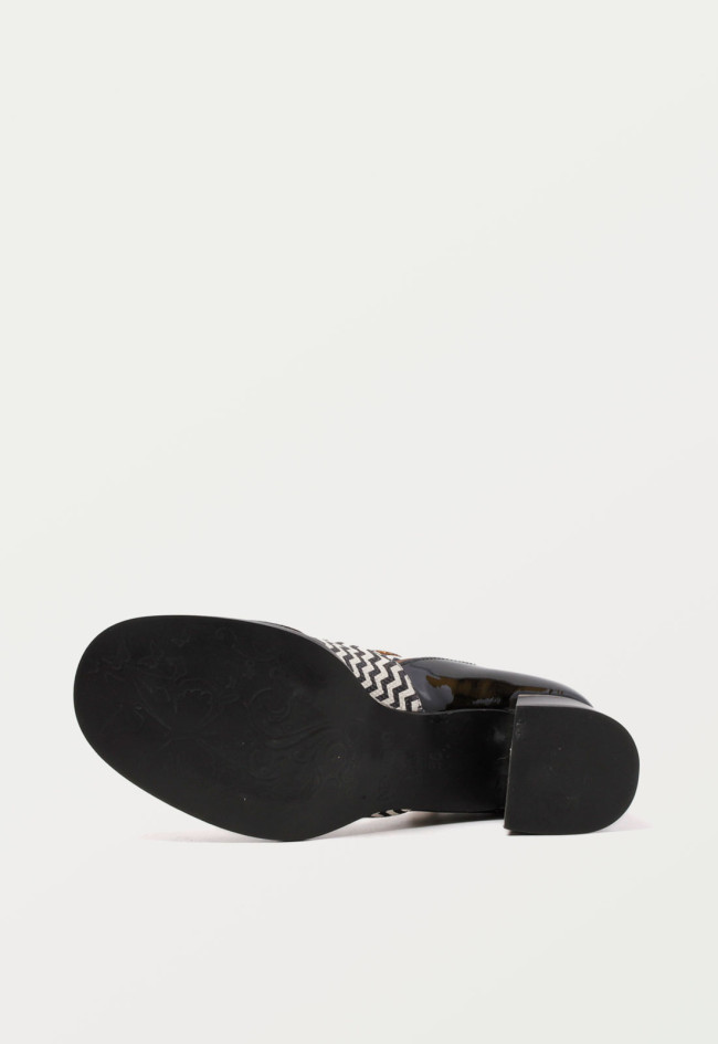 Zapato mary jane de mujer negro Nemonic 2053