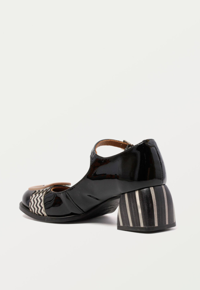 Zapato mary jane de mujer negro Nemonic 2332