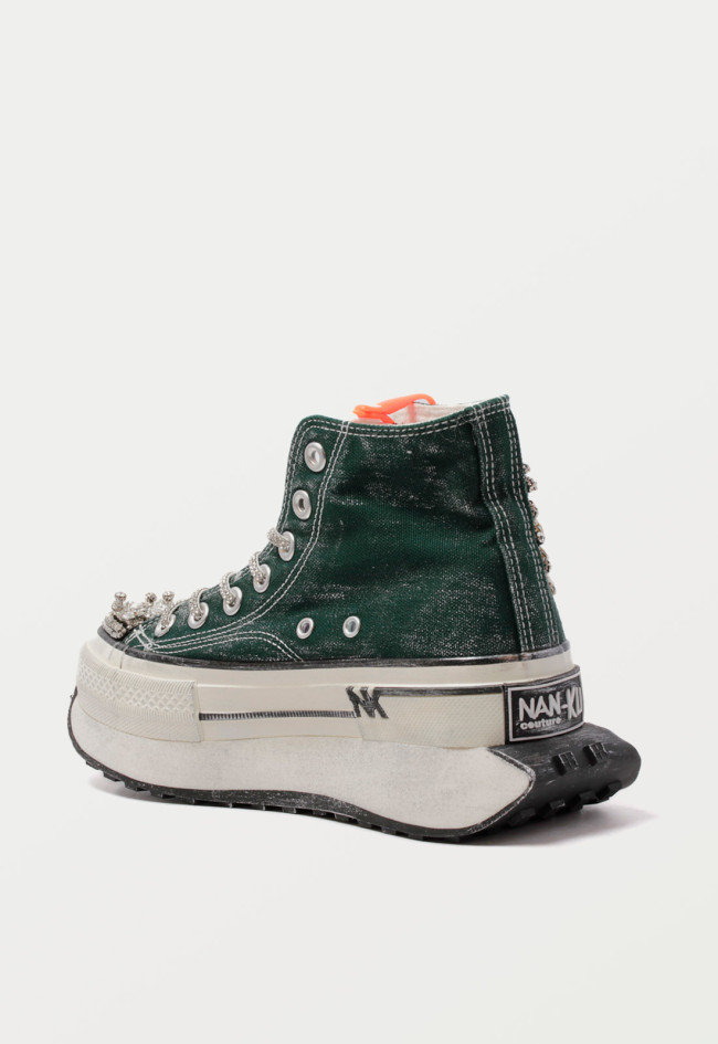 Deportivo plataforma de mujer verde Movies dfc-03a4