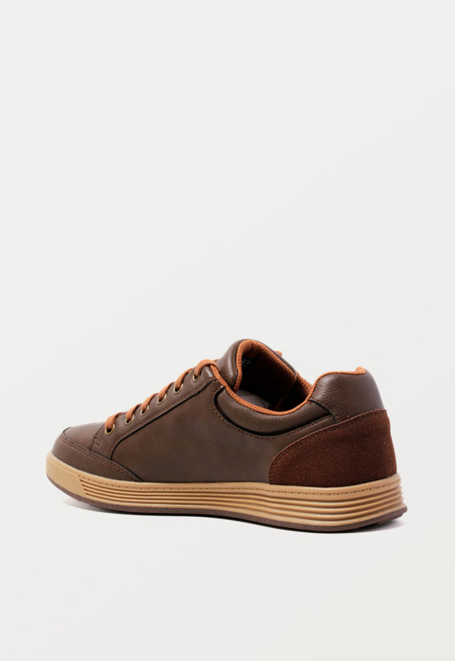 Zapato de hombre cuero Skechers 210944