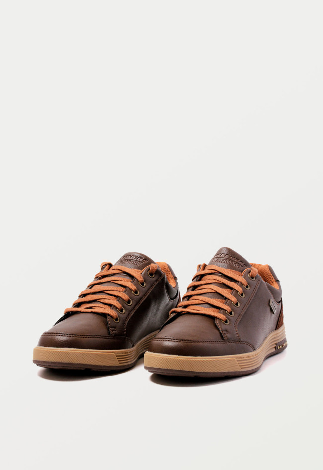 Zapato de hombre cuero Skechers 210944