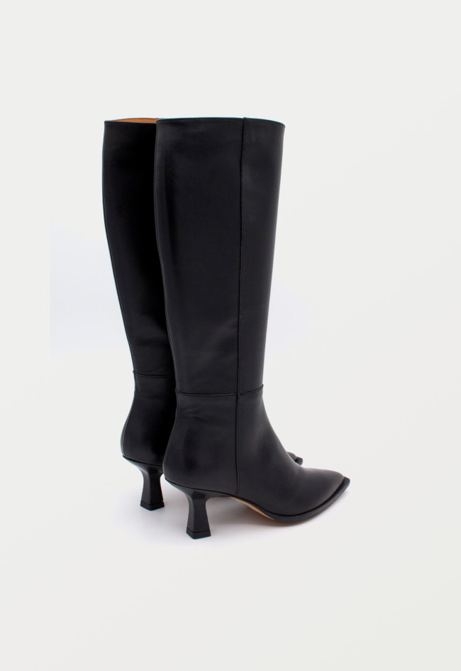 Bota tacón de mujer negro Alarcón 24623-592a