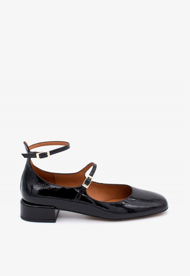 Zapato merceditas de mujer negro Alarcón 24516-610a