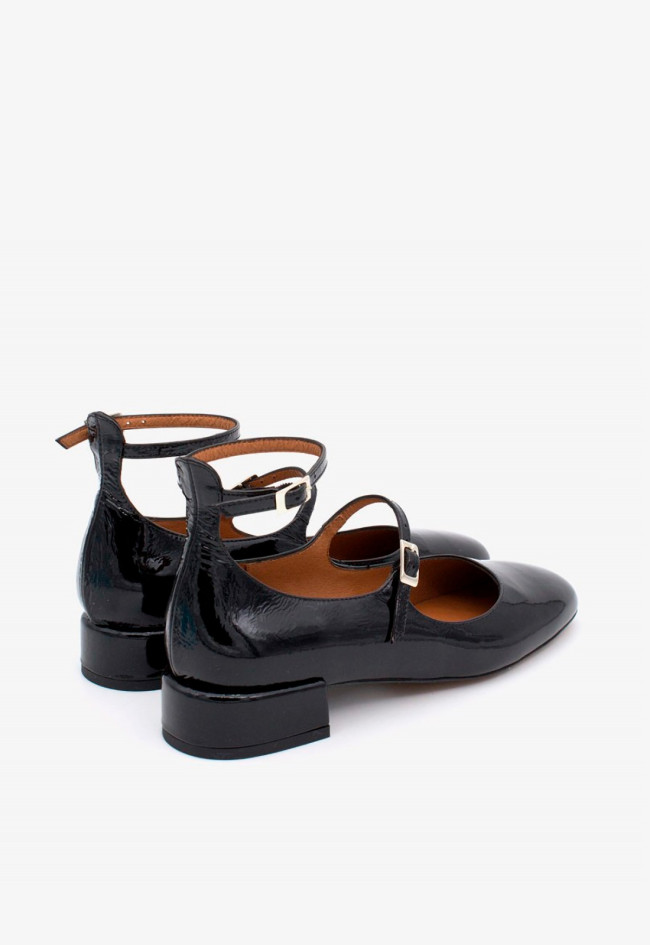 Zapato merceditas de mujer negro Alarcón 24516-610a