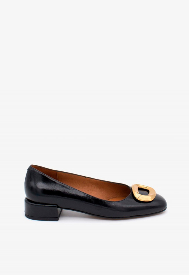 Zapato bailarina de mujer negro Ángel Alarcón 24514-610a