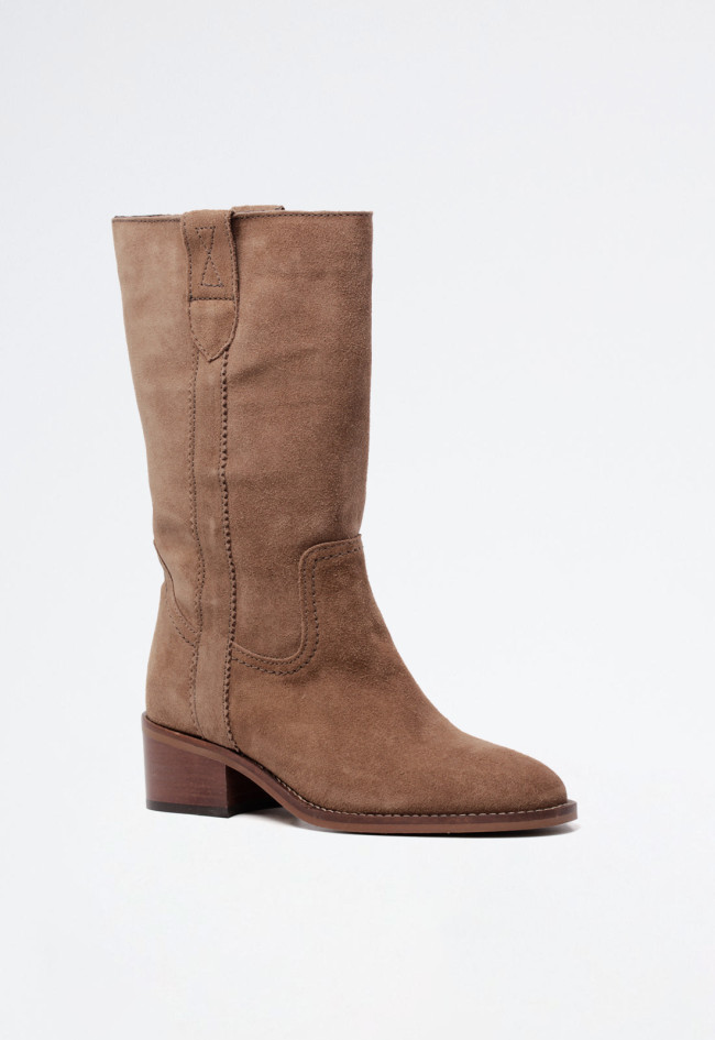 Bota campera de mujer taupe Glo keira 6732