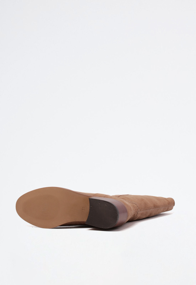 Bota campera de mujer taupe Glo keira 6732