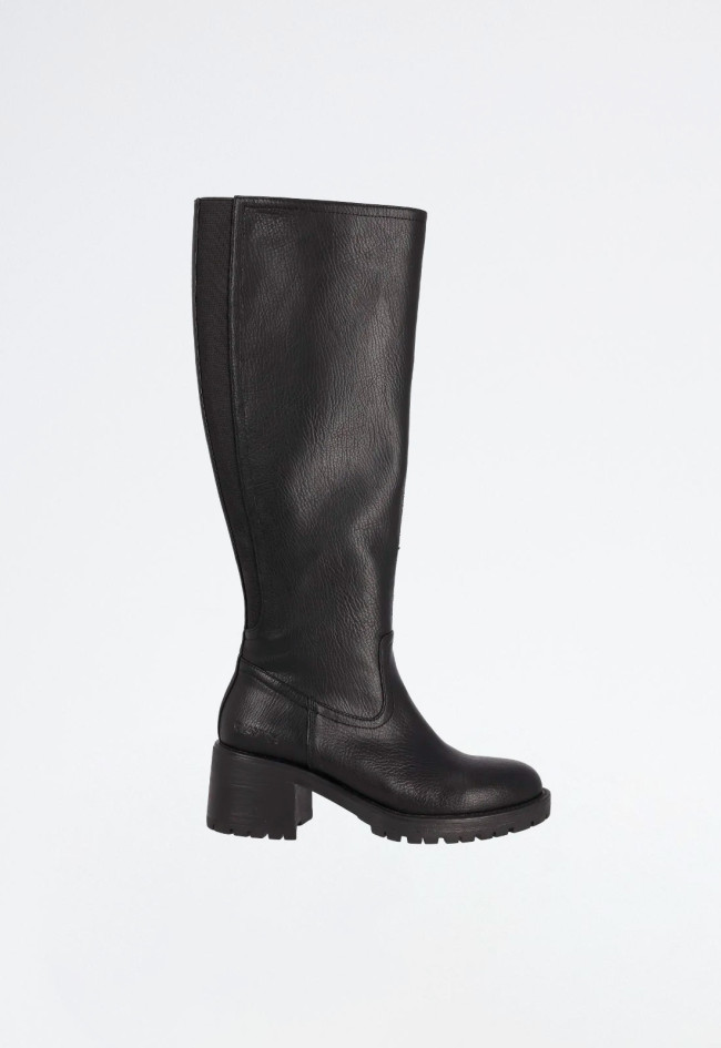 Bota alta tacón de mujer negro Chika 10 susy 01