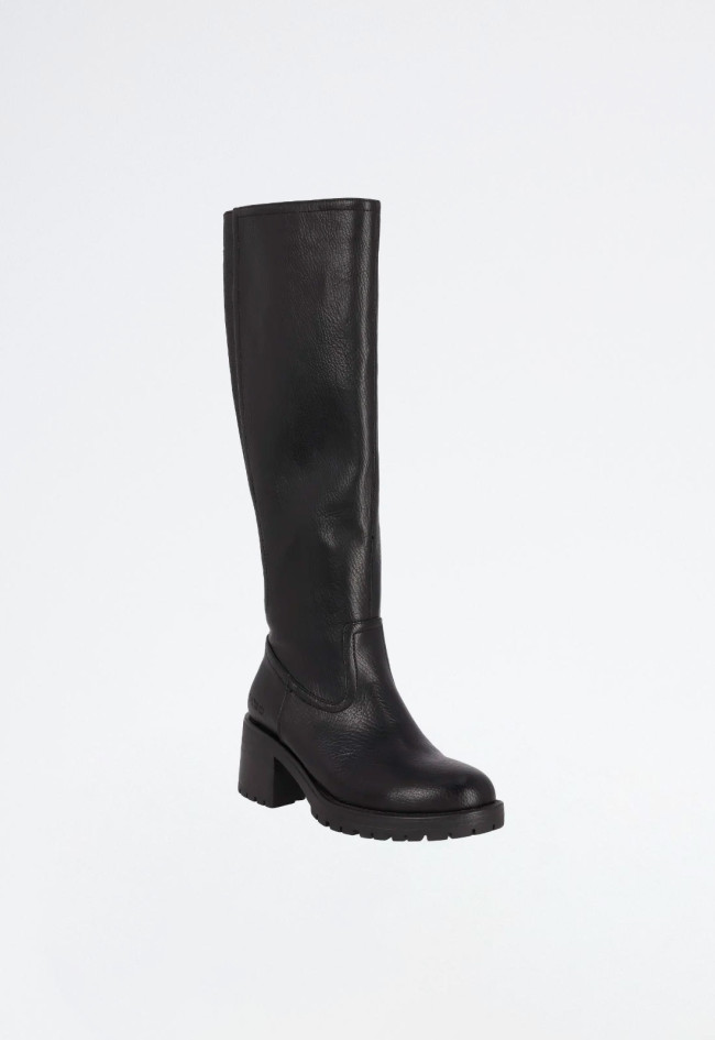 Bota alta tacón de mujer negro Chika 10 susy 01