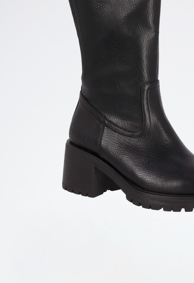 Bota alta tacón de mujer negro Chika 10 susy 01