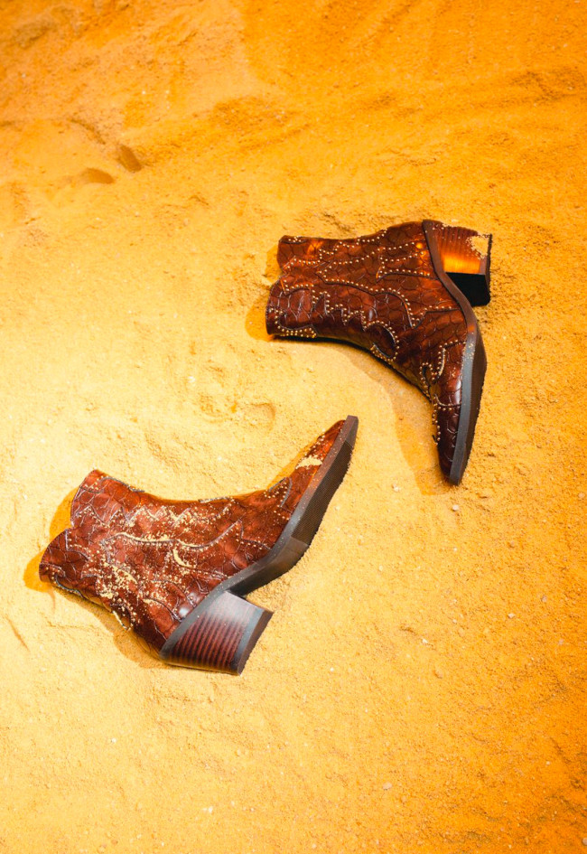 Botín cowboy de mujer cuero Noa Harmon 9098-07