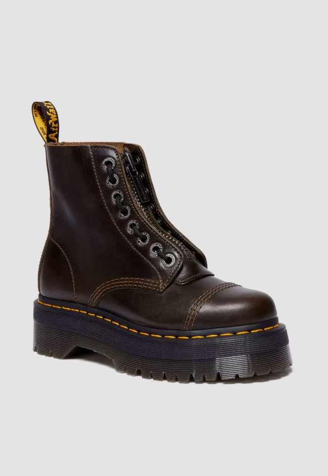 Botín militar de mujer negro Dr Martens sinclair