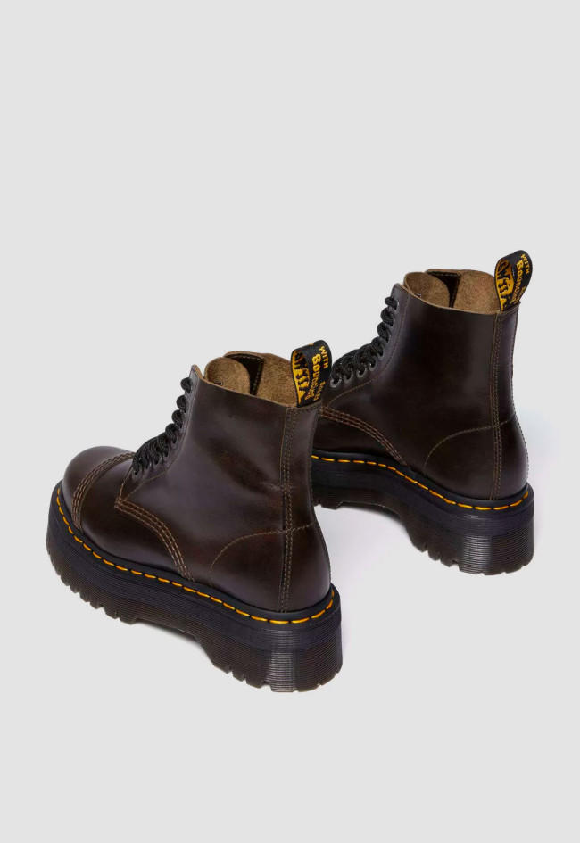 Botín militar de mujer negro Dr Martens sinclair