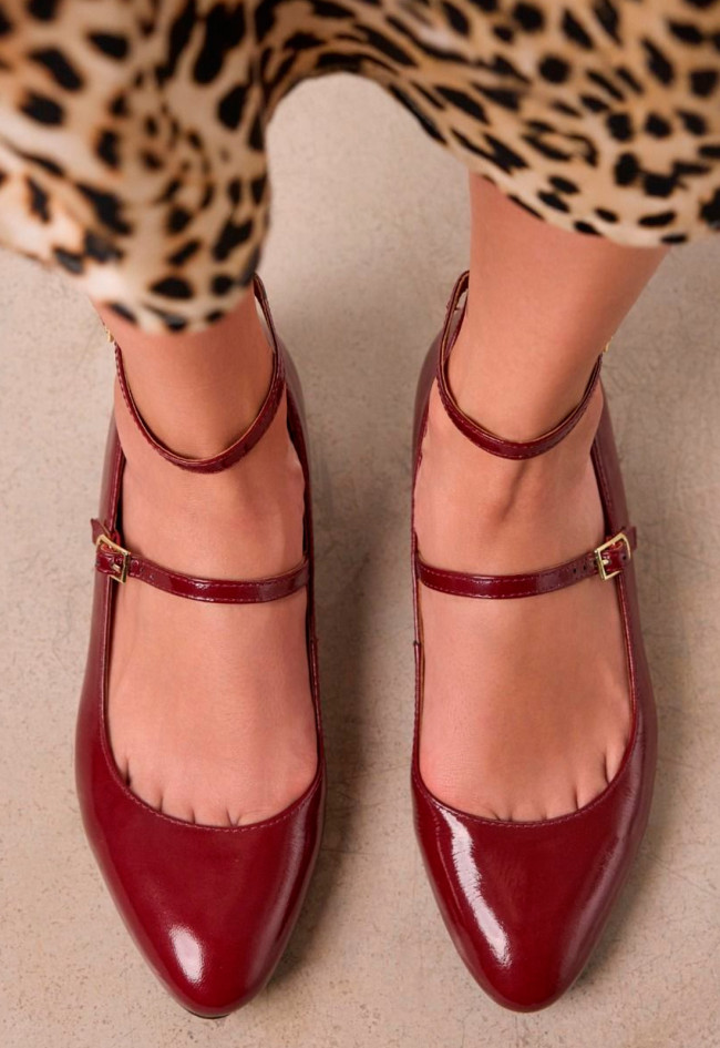 Bailarinas merceditas de mujer burdeos Gioseppo kalsen