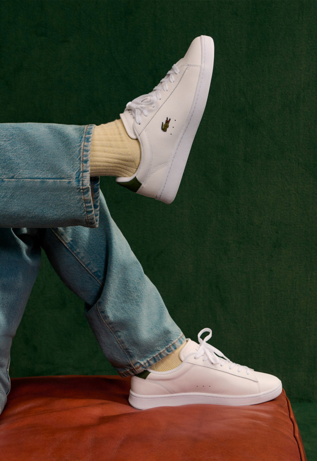 Deportivo de hombre blanco Lacoste  carnaby platform sneakers