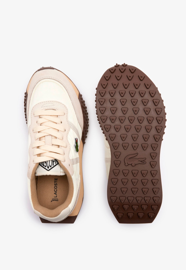 Deportivo de mujer beige Lacoste  l-spin deluxe 3.0 sneakers