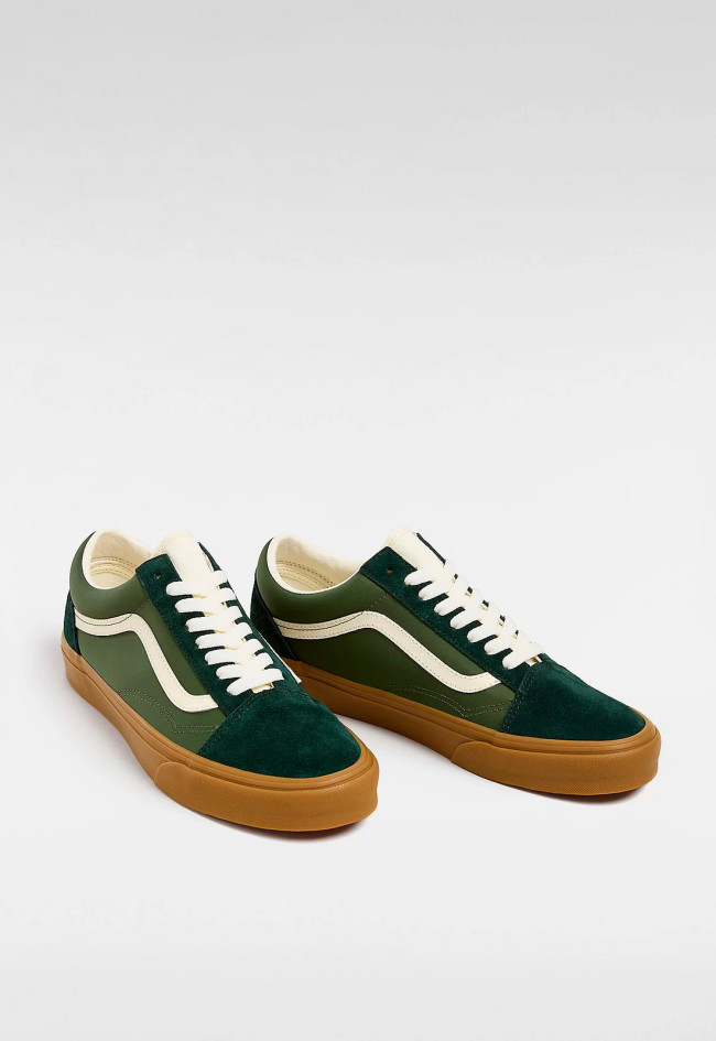 Deportivo de mujer verde VANS old skool sporty green/gum