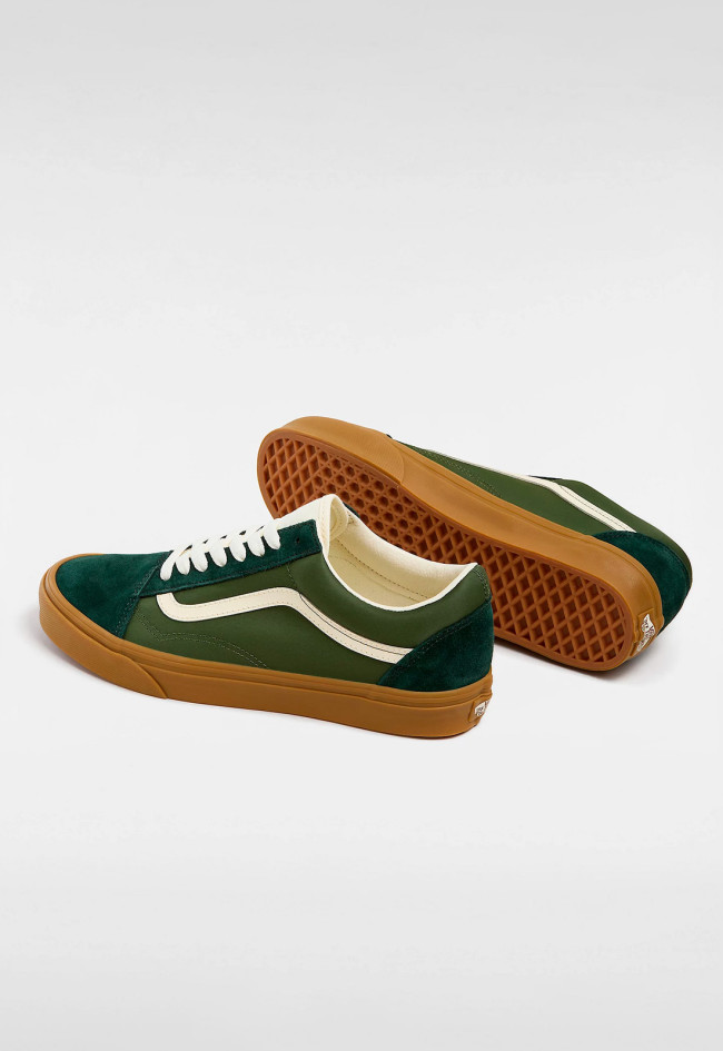 Deportivo de mujer verde VANS old skool sporty green/gum