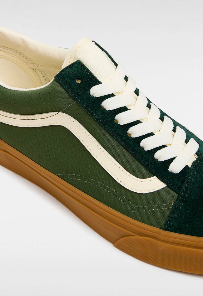 Deportivo de mujer verde VANS old skool sporty green/gum
