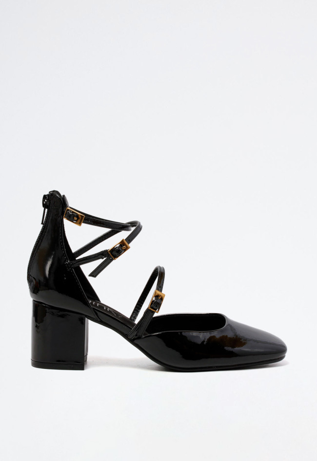 Zapato mary jane de mujer negro Why Pink? m4680