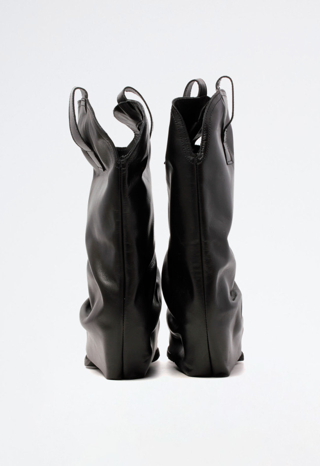 Bota cowboy polaina de mujer negro The icona tx410