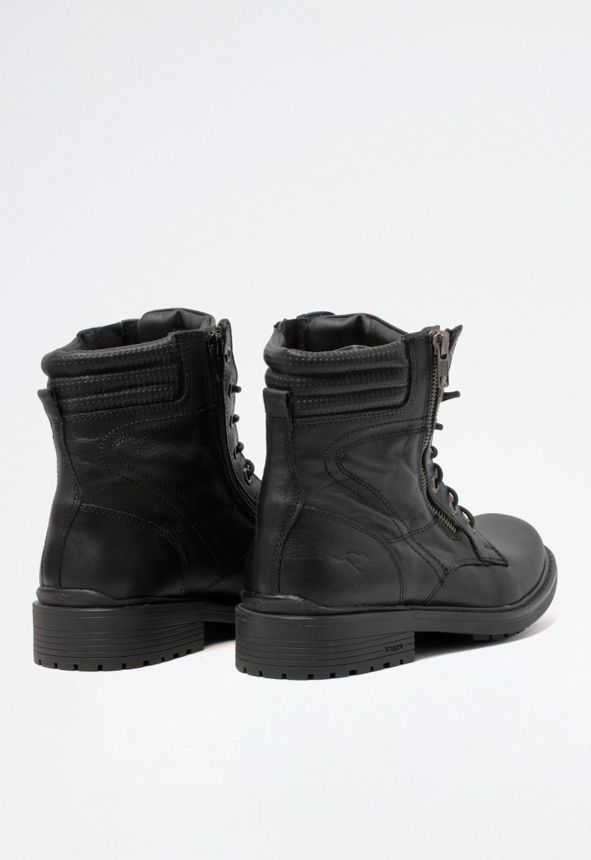 Botín de hombre negro Kangaroos 678-31