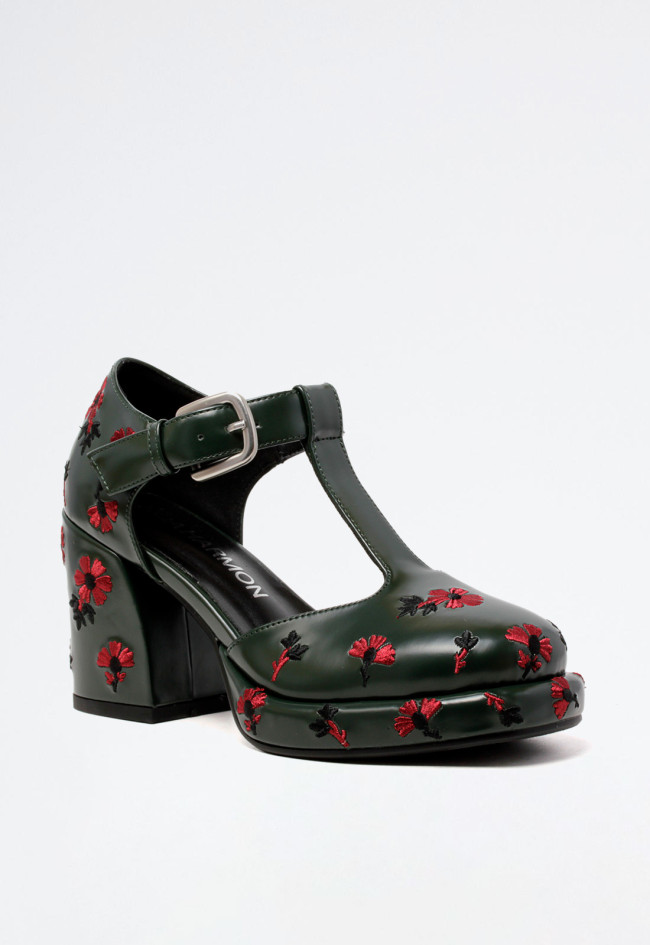 Zapato de mujer verde Noa Harmon 9815-m01
