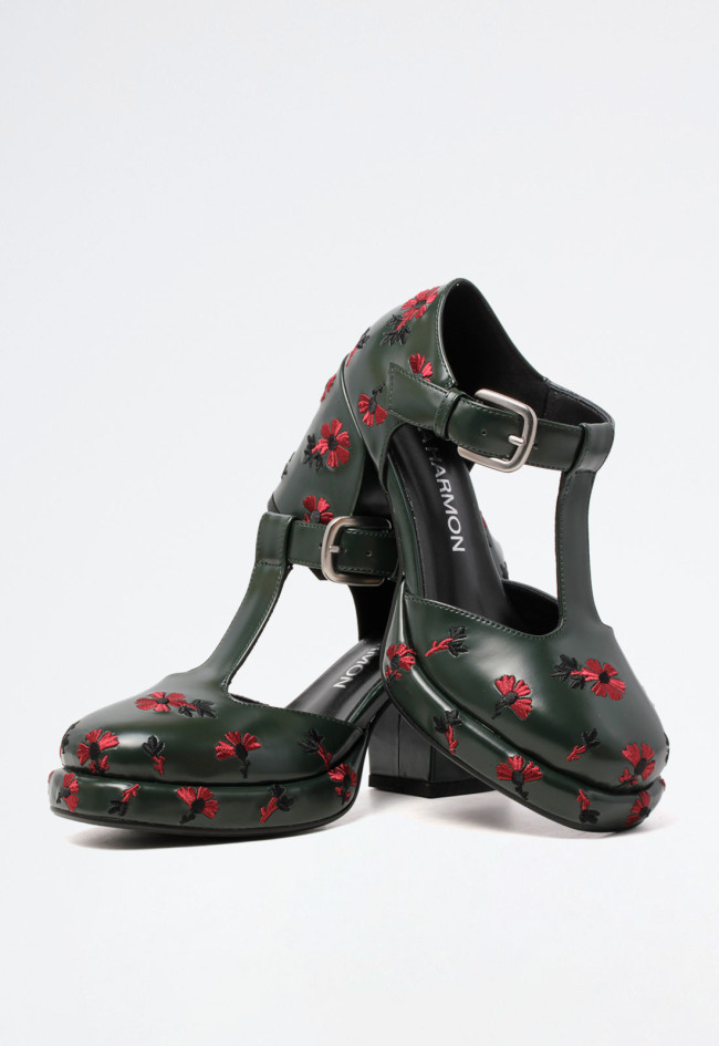 Zapato de mujer verde Noa Harmon 9815-m01