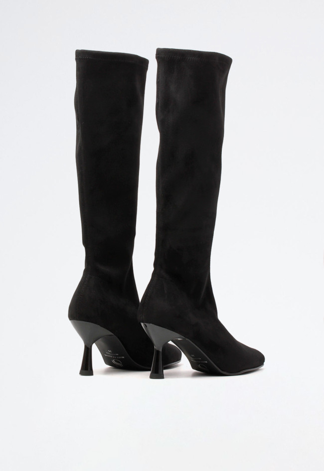 Bota tacón kitten de mujer negro MISS ELASTIC 77041-ae-05