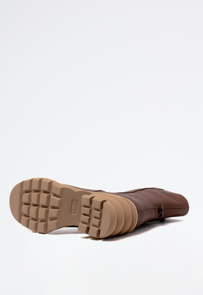 Botín plataforma de mujer cuero Doralatina 53041-2