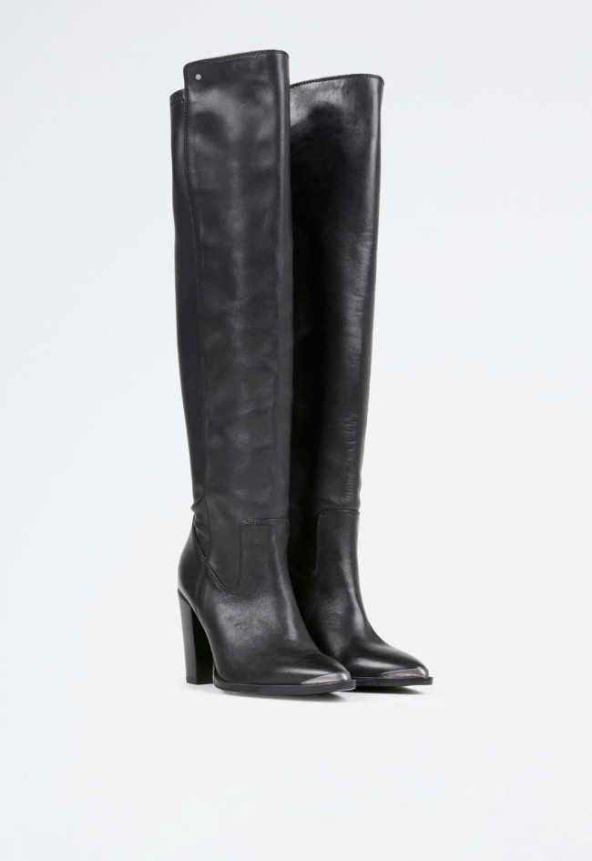 Bota cowboy de mujer negro Bronx 14329-as