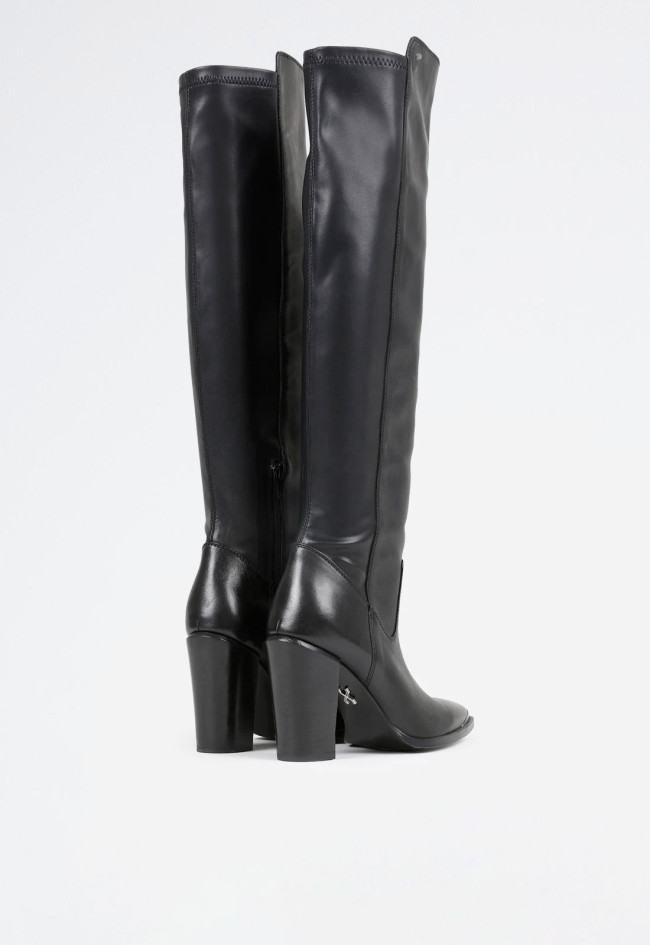 Bota cowboy de mujer negro Bronx 14329-as