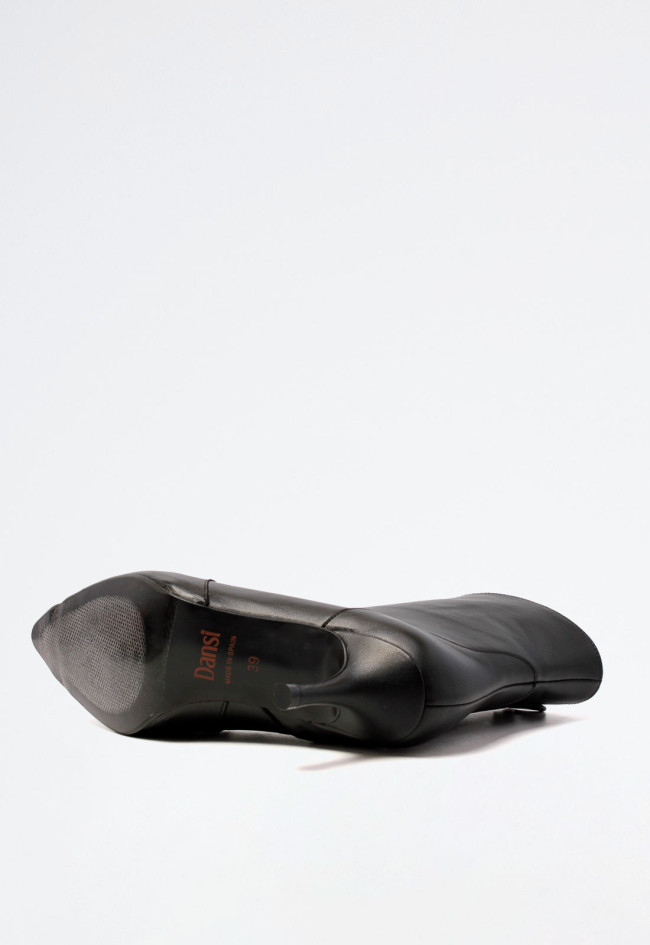 Botín tacón kitten de mujer negro Dansi 7063